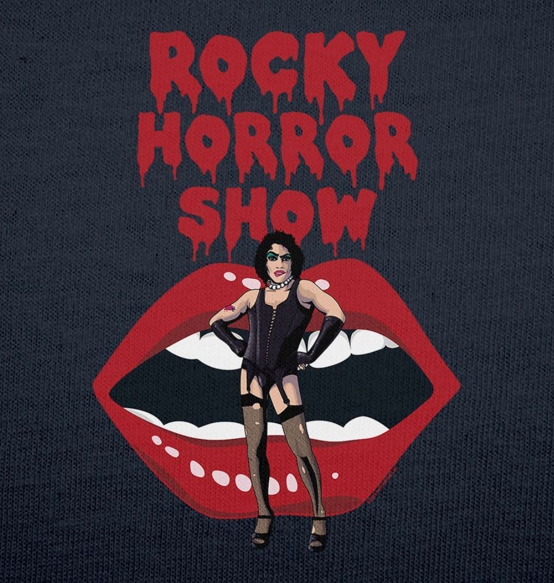 Rocky Horror Show Dr Frank N Furter With Lips Sweatshirt-Rocky Horror Merch Store