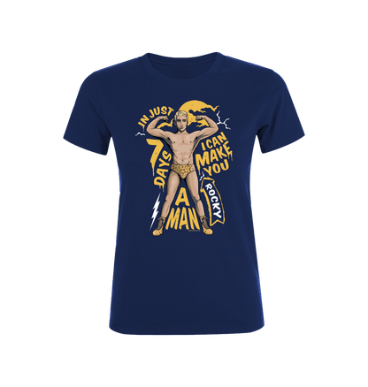 Rocky Horror Show Rocky I Can Make You A Man Women's T-Shirt-Rocky Horror Merch Store