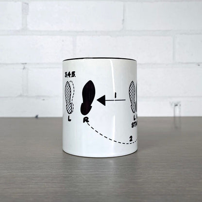 Rocky Horror Show Time Warp Dance Moves Two Colour Mug-Rocky Horror Merch Store