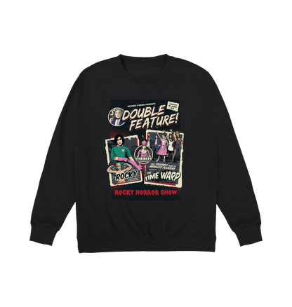 Rocky Horror Show Double Feature Posters Sweatshirt-Rocky Horror Merch Store