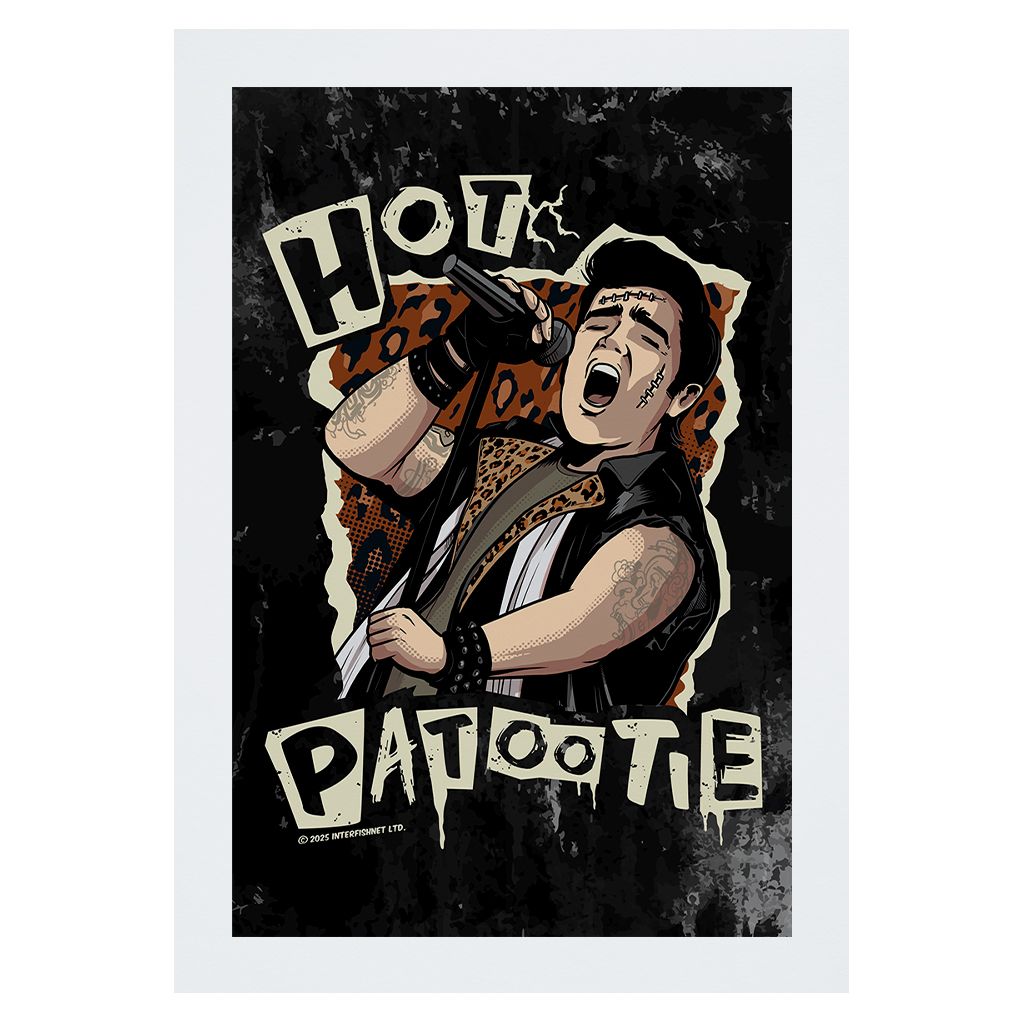 Rocky Horror Show Hot Patootie Eddie A4 Print-Rocky Horror Merch Store