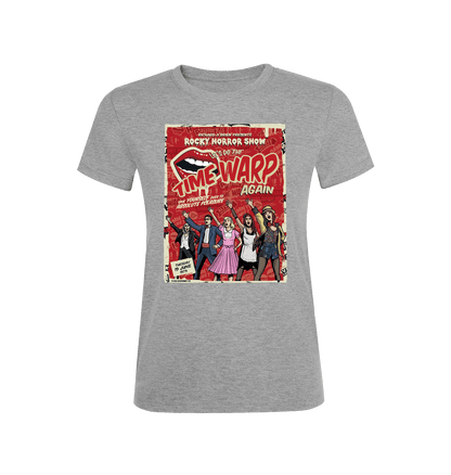 Rocky Horror Show Richard O'Brien Presents Time Warp Poster Women's T-Shirt-Rocky Horror Merch Store