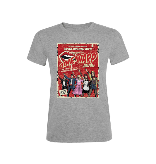 Rocky Horror Show Richard O'Brien Presents Time Warp Poster Women's T-Shirt-Rocky Horror Merch Store