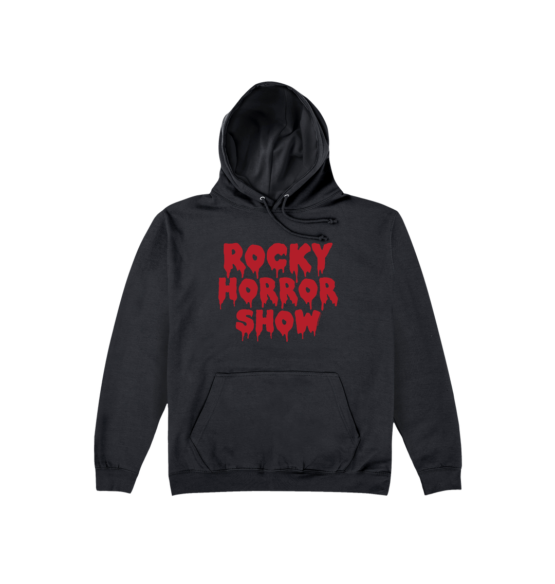 Rocky Horror Show Main Title Block Adult Hooded Sweatshirt-Rocky Horror Merch Store