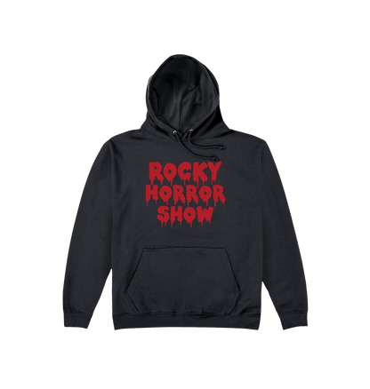 Rocky Horror Show Main Title Block Adult Hooded Sweatshirt-Rocky Horror Merch Store