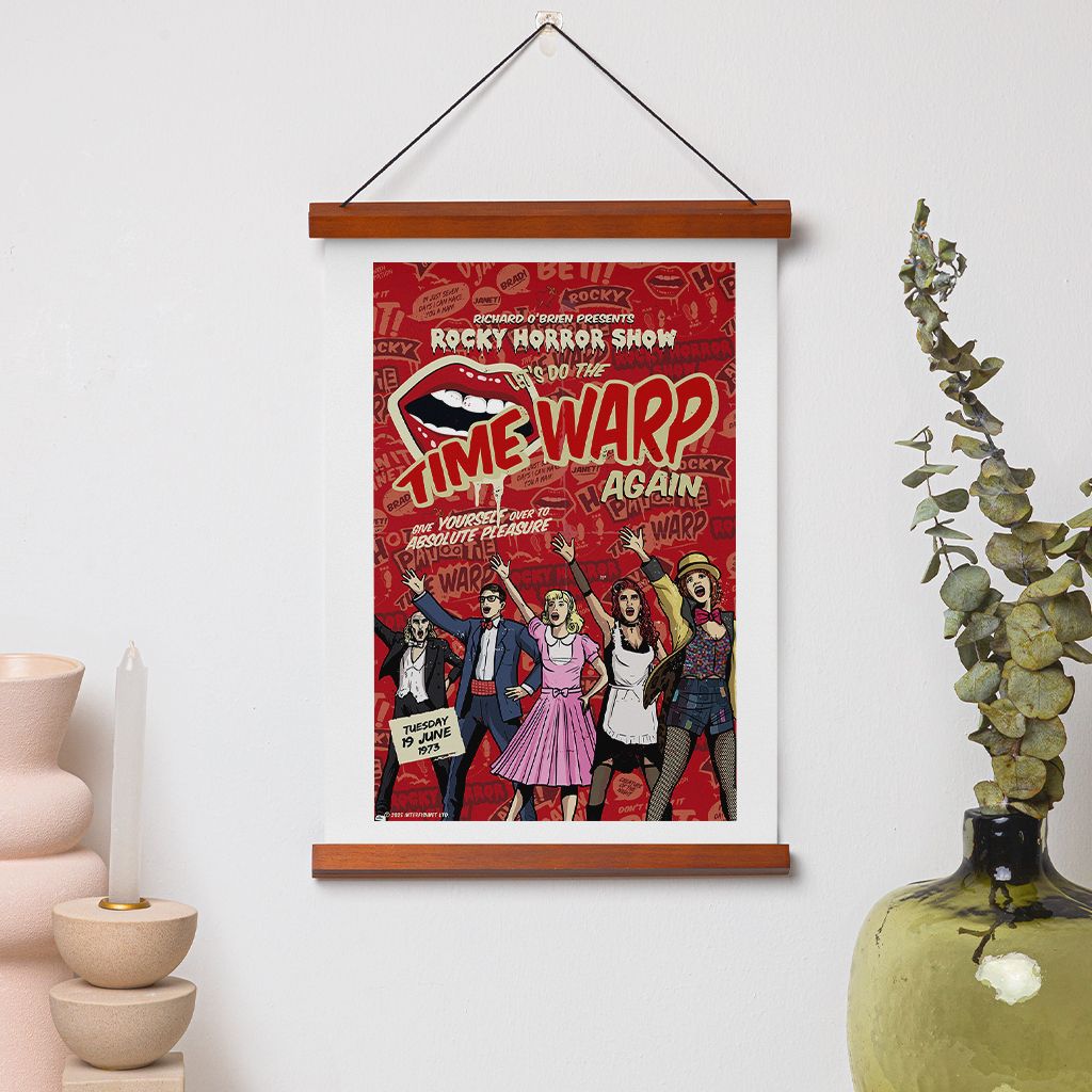 Rocky Horror Show Time Warp Give Yourself Over To Pleasure A3 Print-Rocky Horror Merch Store