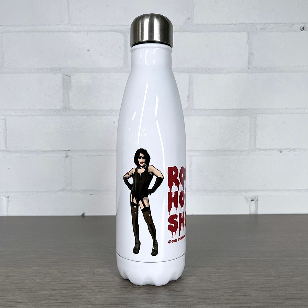 Rocky Horror Show Dr Frank N Furter & Text Logo Insulated Stainless Steel Water Bottle-Rocky Horror Merch Store