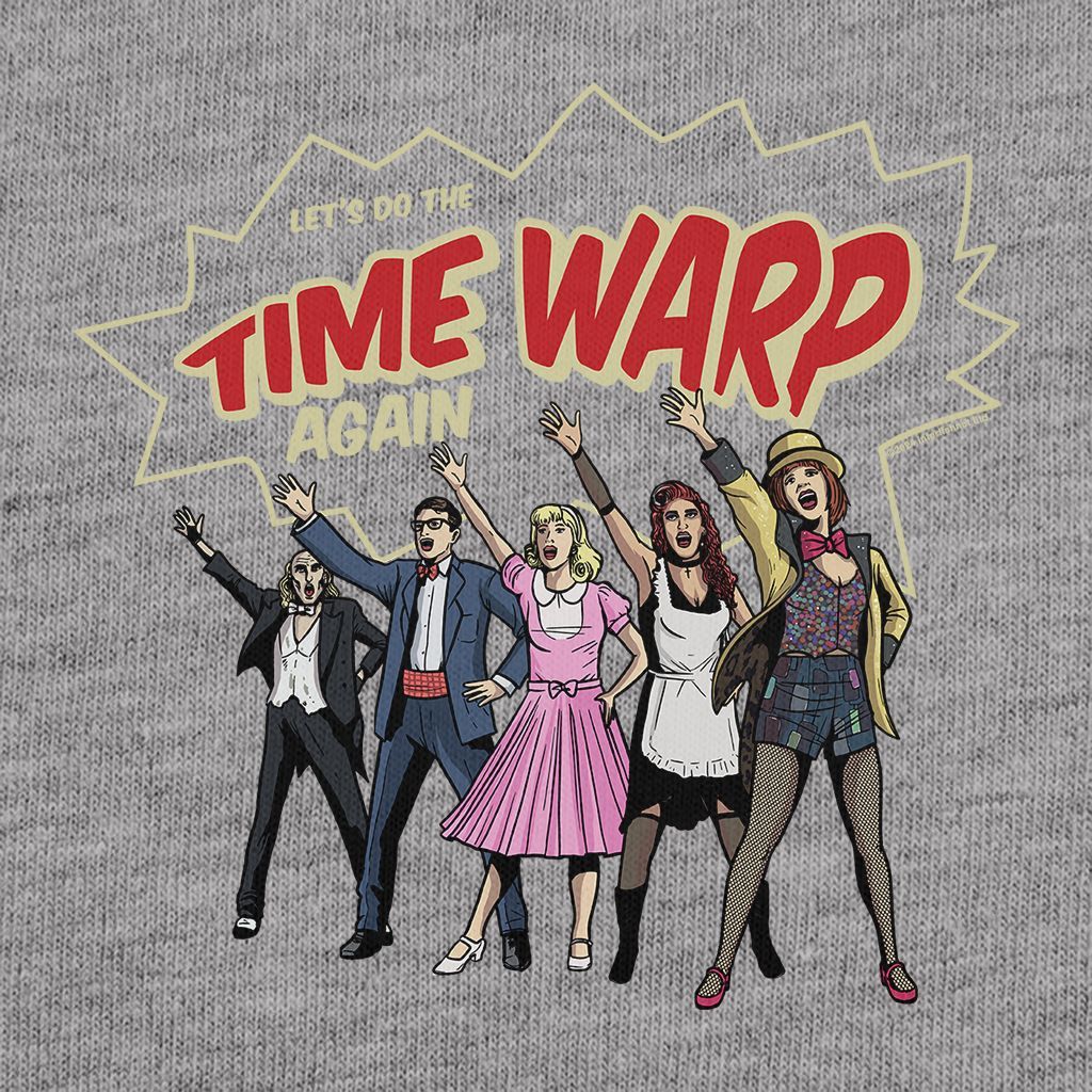 Rocky Horror Show Time Warp Lineup Adult T-Shirt-Rocky Horror Merch Store