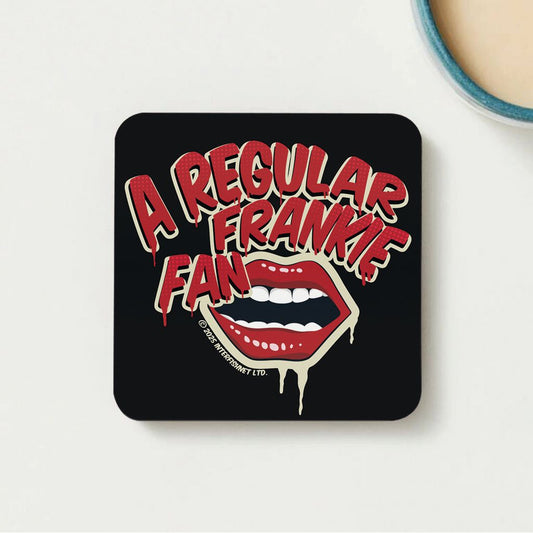 Rocky Horror Show Mouth A Regular Frankie Fan Wooden Single Coaster-Rocky Horror Merch Store