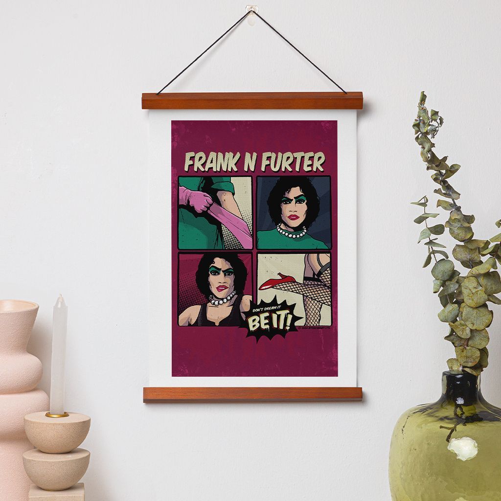 Rocky Horror Show Don't Dream Be It Pop Art Frank N Furter A3 Print-Rocky Horror Merch Store