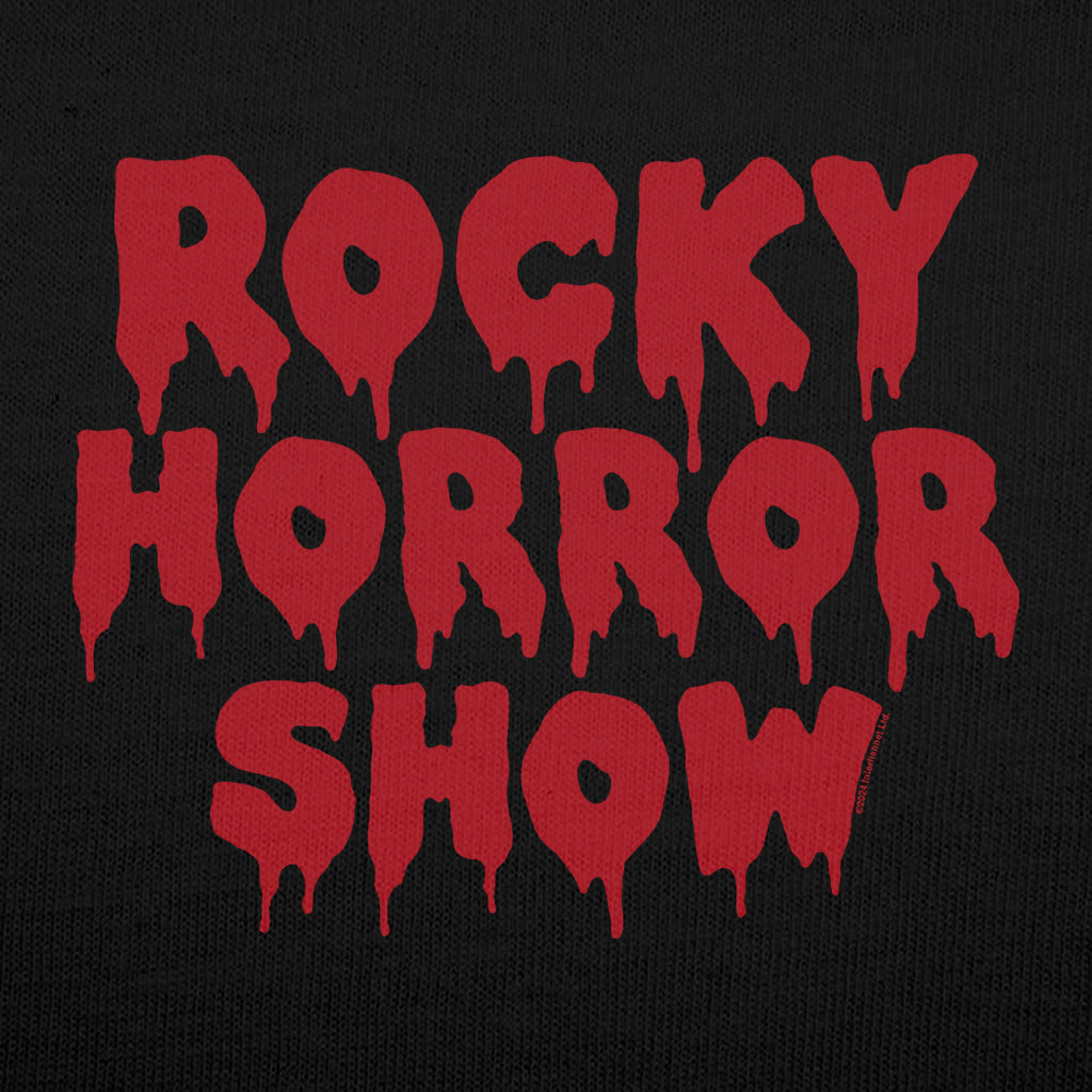 Rocky Horror Show Main Title Block Adult Hooded Sweatshirt-Rocky Horror Merch Store