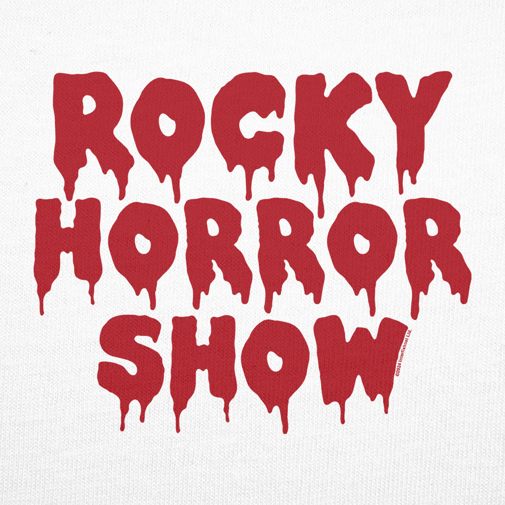 Rocky Horror Show Main Title Block Adult Hooded Sweatshirt-Rocky Horror Merch Store