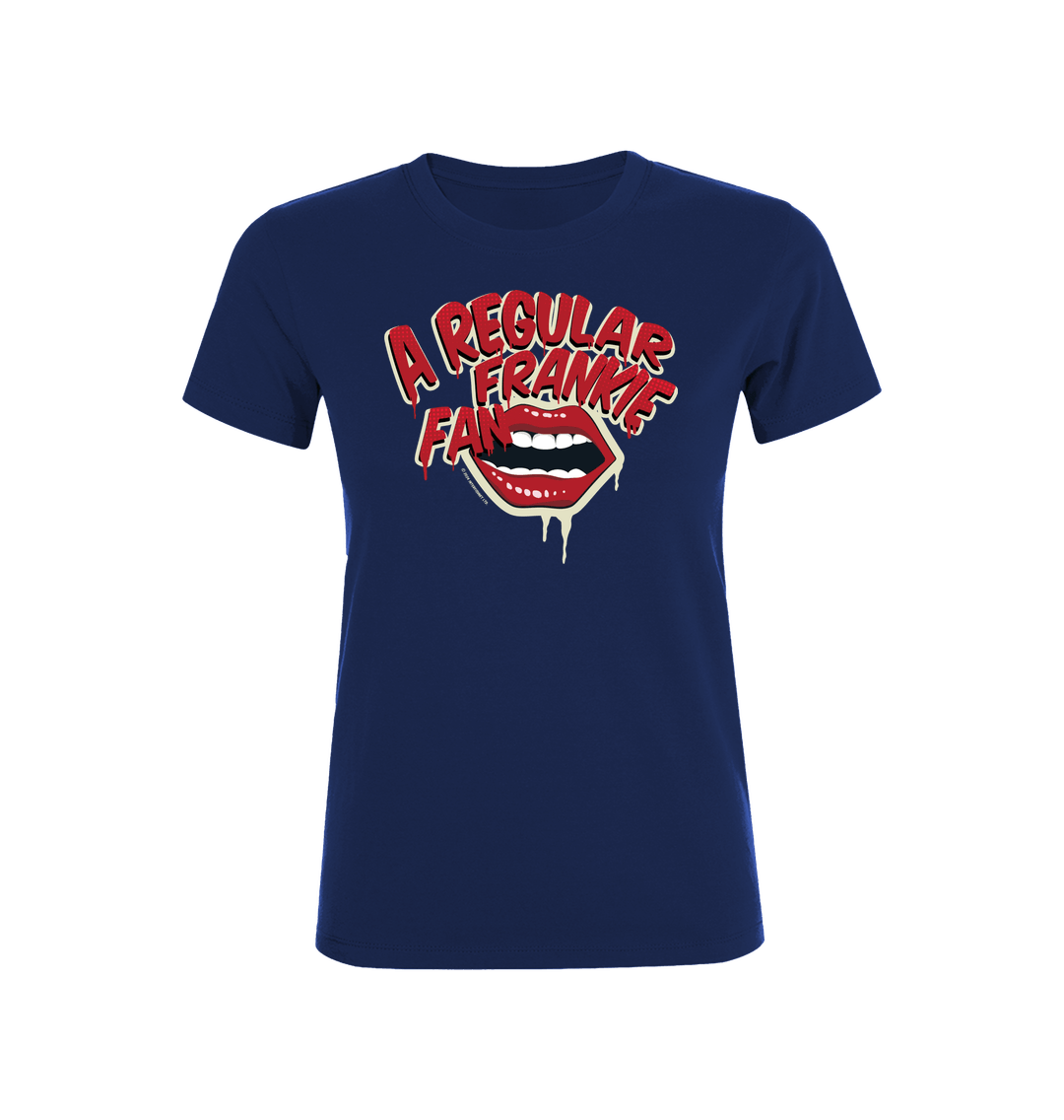 Rocky Horror Show A Regular Frankie Fan Mouth Women's T-Shirt-Rocky Horror Merch Store