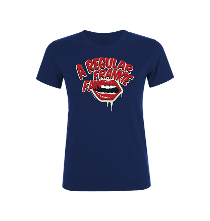 Rocky Horror Show A Regular Frankie Fan Mouth Women's T-Shirt-Rocky Horror Merch Store