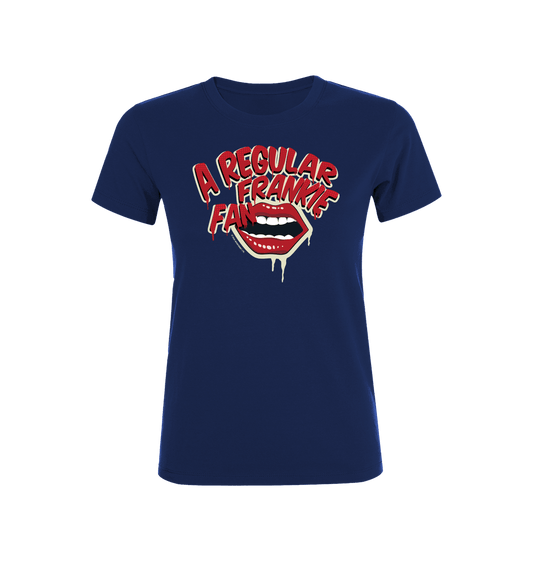 Rocky Horror Show A Regular Frankie Fan Mouth Women's T-Shirt-Rocky Horror Merch Store