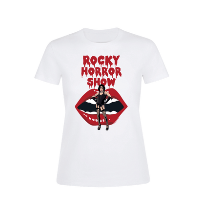 Rocky Horror Show Dr Frank N Furter With Lips Women's T-Shirt-Rocky Horror Merch Store