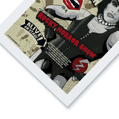 Rocky Horror Show Let's Do The Time Warp Again Dr Frank N Furter A4 Print-Rocky Horror Merch Store