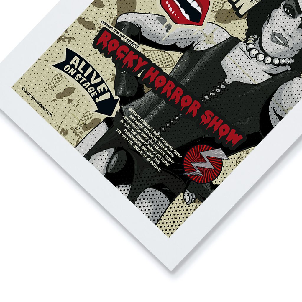 Rocky Horror Show Let's Do The Time Warp Again Dr Frank N Furter A3 Print-Rocky Horror Merch Store