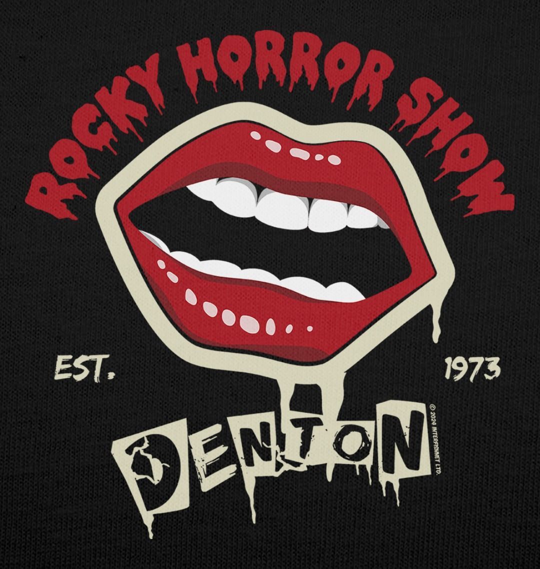 Rocky Horror Show Denton Est.1973 Light Print Adult T-Shirt-Rocky Horror Merch Store