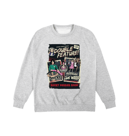 Rocky Horror Show Double Feature Posters Sweatshirt-Rocky Horror Merch Store