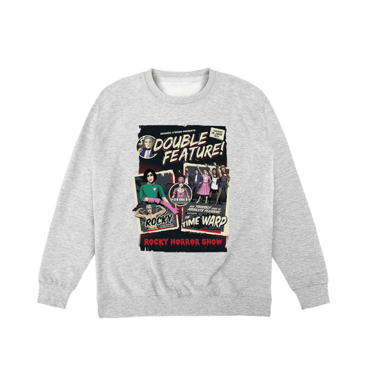 Rocky Horror Show Double Feature Posters Sweatshirt-Rocky Horror Merch Store