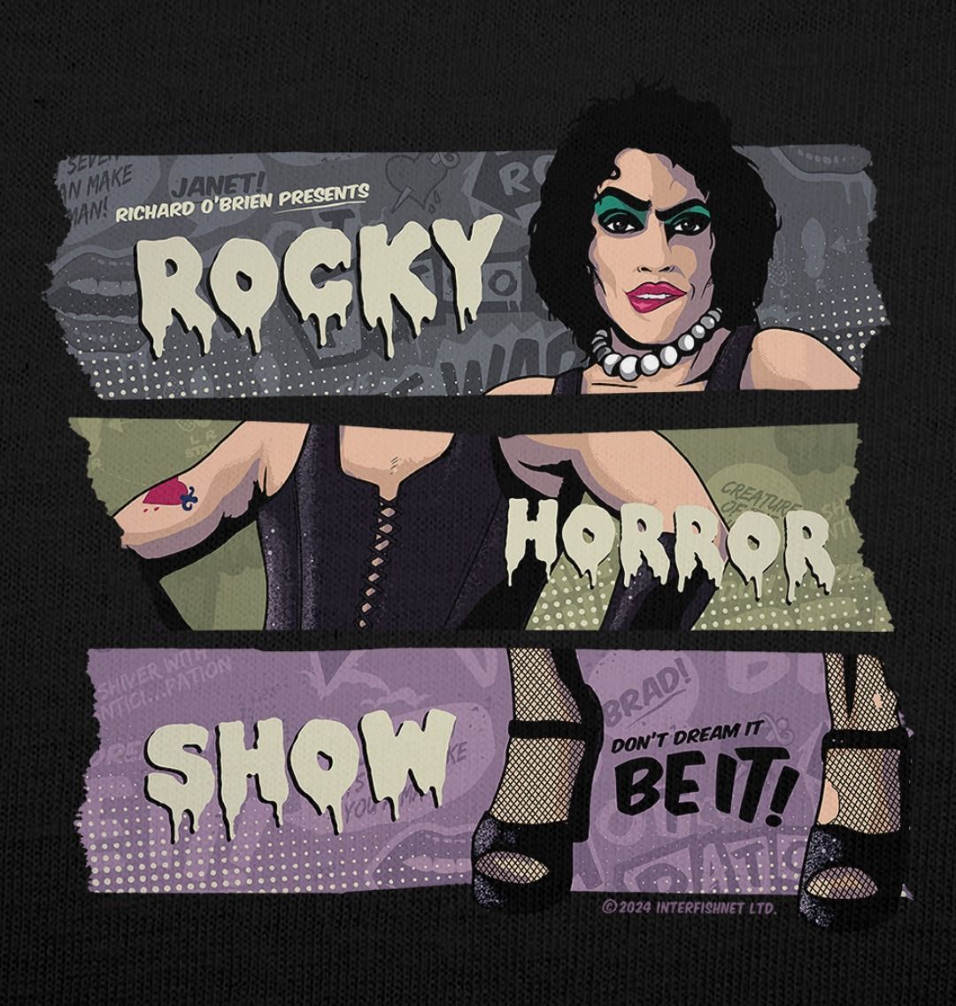 Rocky Horror Show Don't Dream It Be It Dr Frank N Furter Adult T-Shirt-Rocky Horror Merch Store