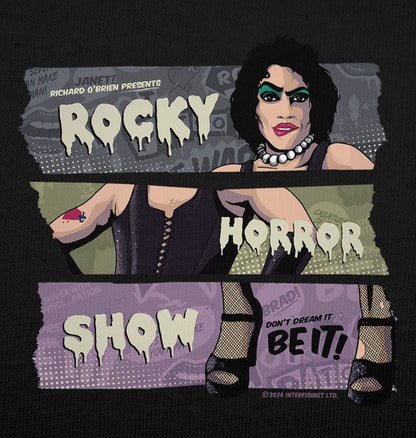 Rocky Horror Show Don't Dream It Be It Dr Frank N Furter Adult T-Shirt-Rocky Horror Merch Store