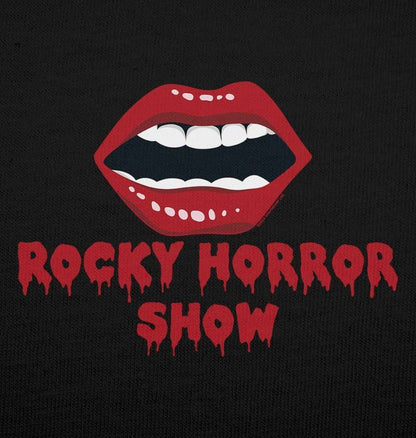 Rocky Horror Show Open Glossy Lips Adult Hooded Sweatshirt-Rocky Horror Merch Store