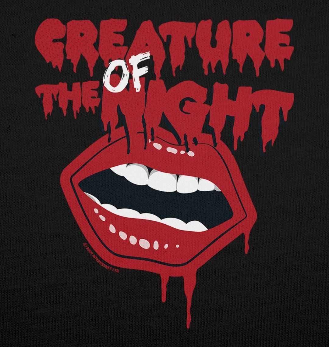 Rocky Horror Show Creature Of The Night Mouth Women's T-Shirt-Rocky Horror Merch Store