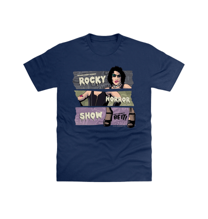 Rocky Horror Show Don't Dream It Be It Dr Frank N Furter Adult T-Shirt-Rocky Horror Merch Store