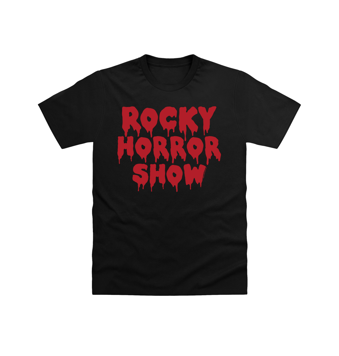 Rocky Horror Show Main Title Block Adult T-Shirt-Rocky Horror Merch Store