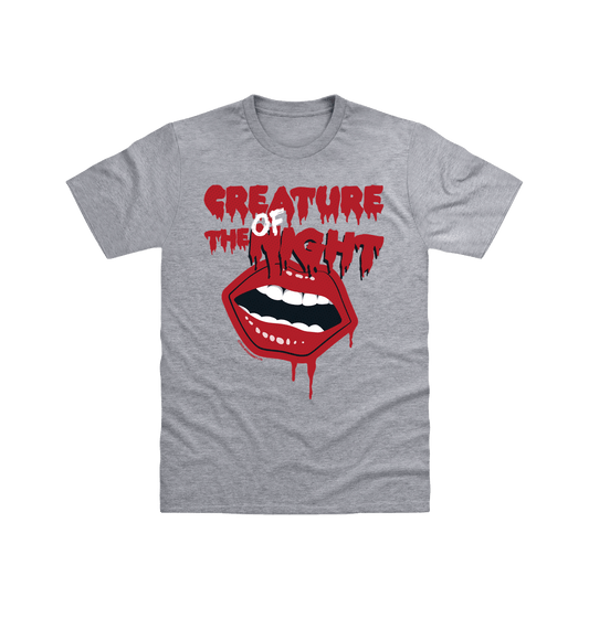 Rocky Horror Show Creature Of The Night Mouth Adult T-Shirt-Rocky Horror Merch Store