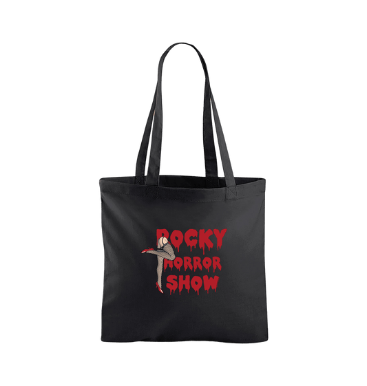 Rocky Horror Show Legs With Logo Block Tote Bag-Rocky Horror Merch Store