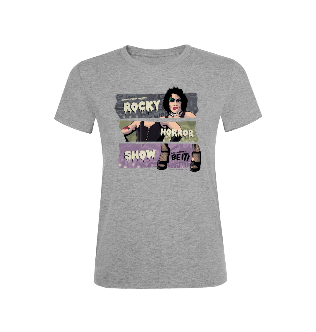 Rocky Horror Show Don't Dream It Be It Dr Frank N Furter Women's T-Shirt-Rocky Horror Merch Store