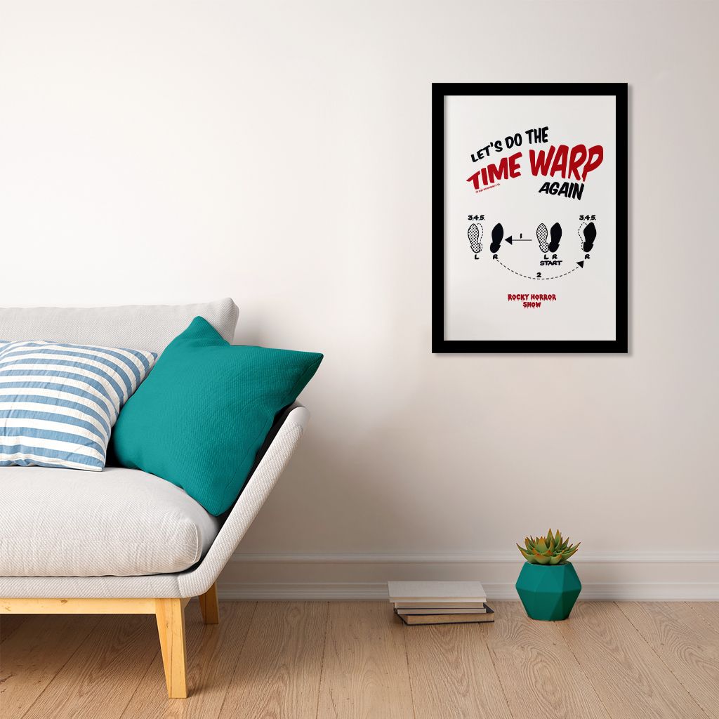 Rocky Horror Show Time Warp Dance Steps A3 Print-Rocky Horror Merch Store