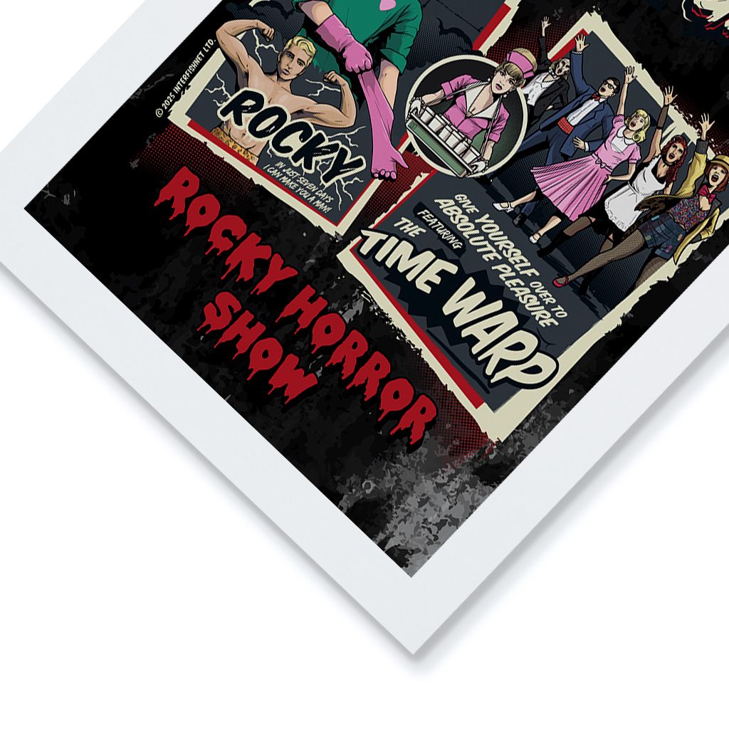 Rocky Horror Show Time Warp Double Feature A4 Print-Rocky Horror Merch Store