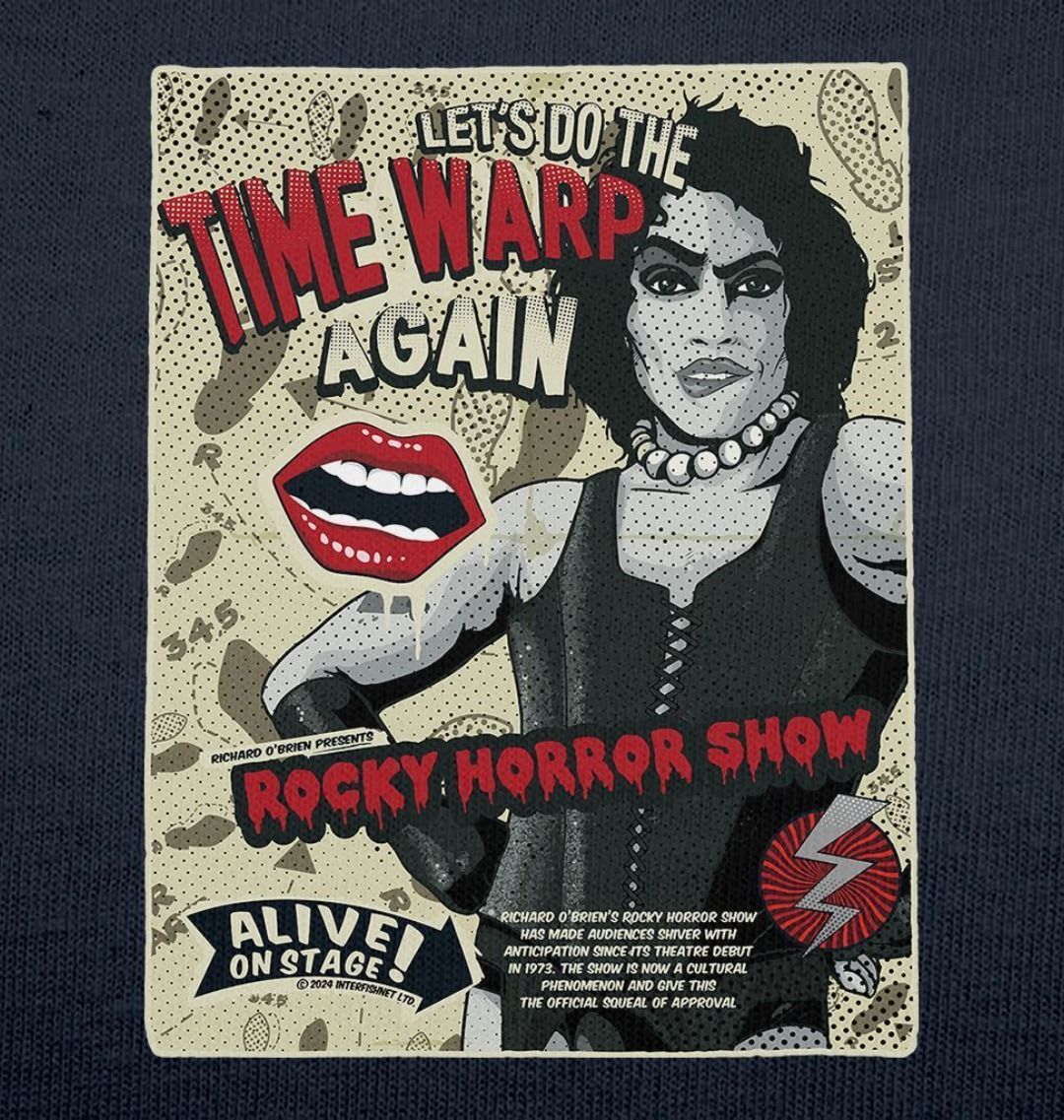 Rocky Horror Show Dr Frank N Furter Time Warp Alive On Stage Women's T-Shirt-Rocky Horror Merch Store