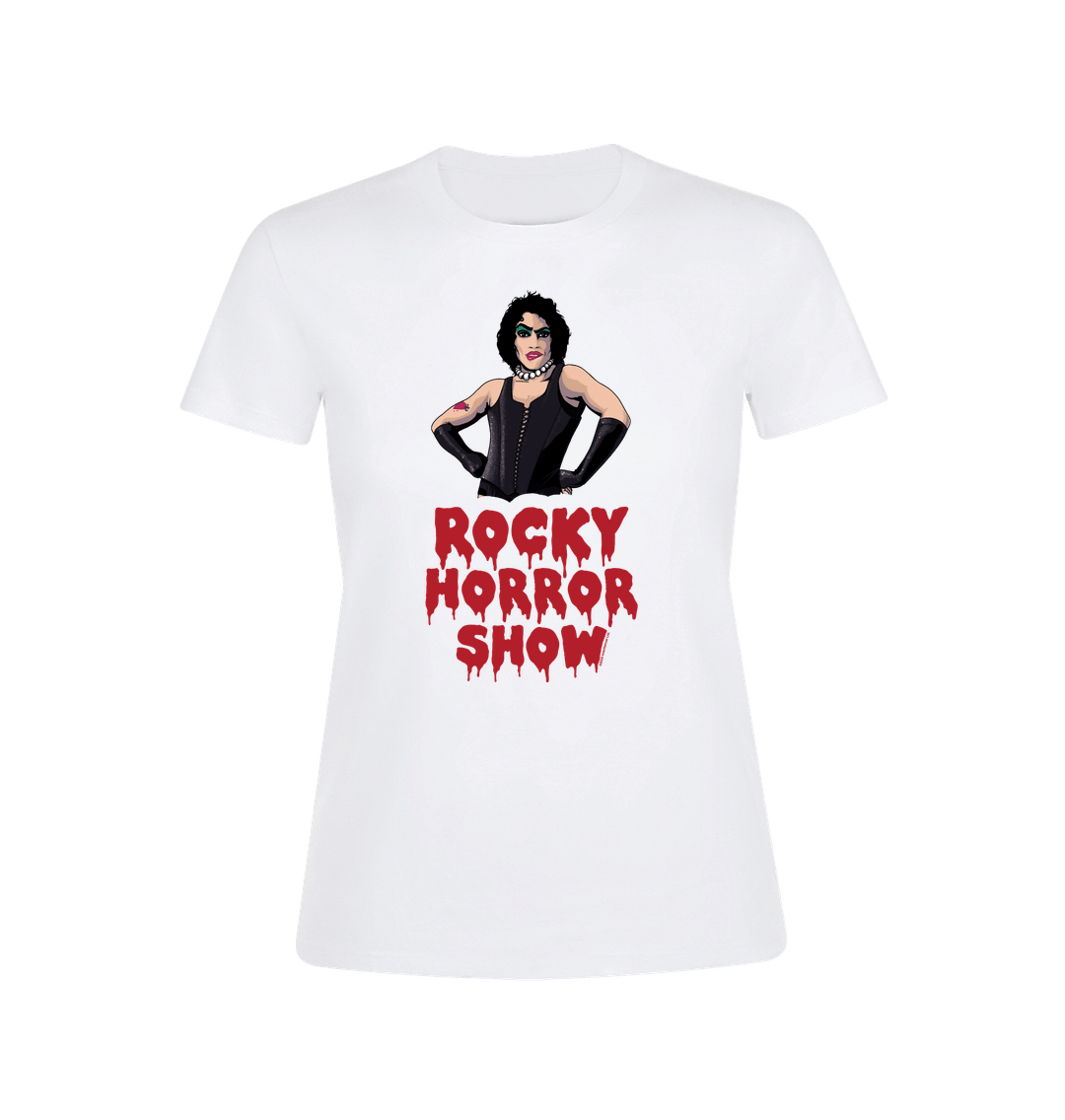 Rocky Horror Show Dr Frank N Furter Logo Pose Women's T-Shirt-Rocky Horror Merch Store