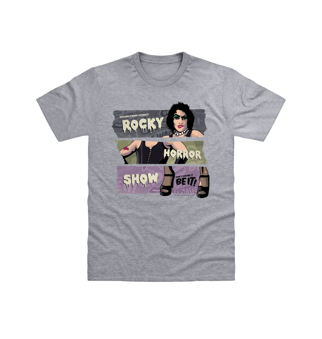 Rocky Horror Show Don't Dream It Be It Dr Frank N Furter Adult T-Shirt-Rocky Horror Merch Store