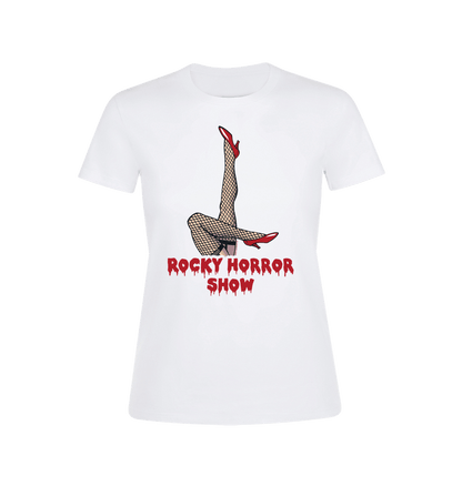 Rocky Horror Show Legs Up Logo Women's T-Shirt-Rocky Horror Merch Store