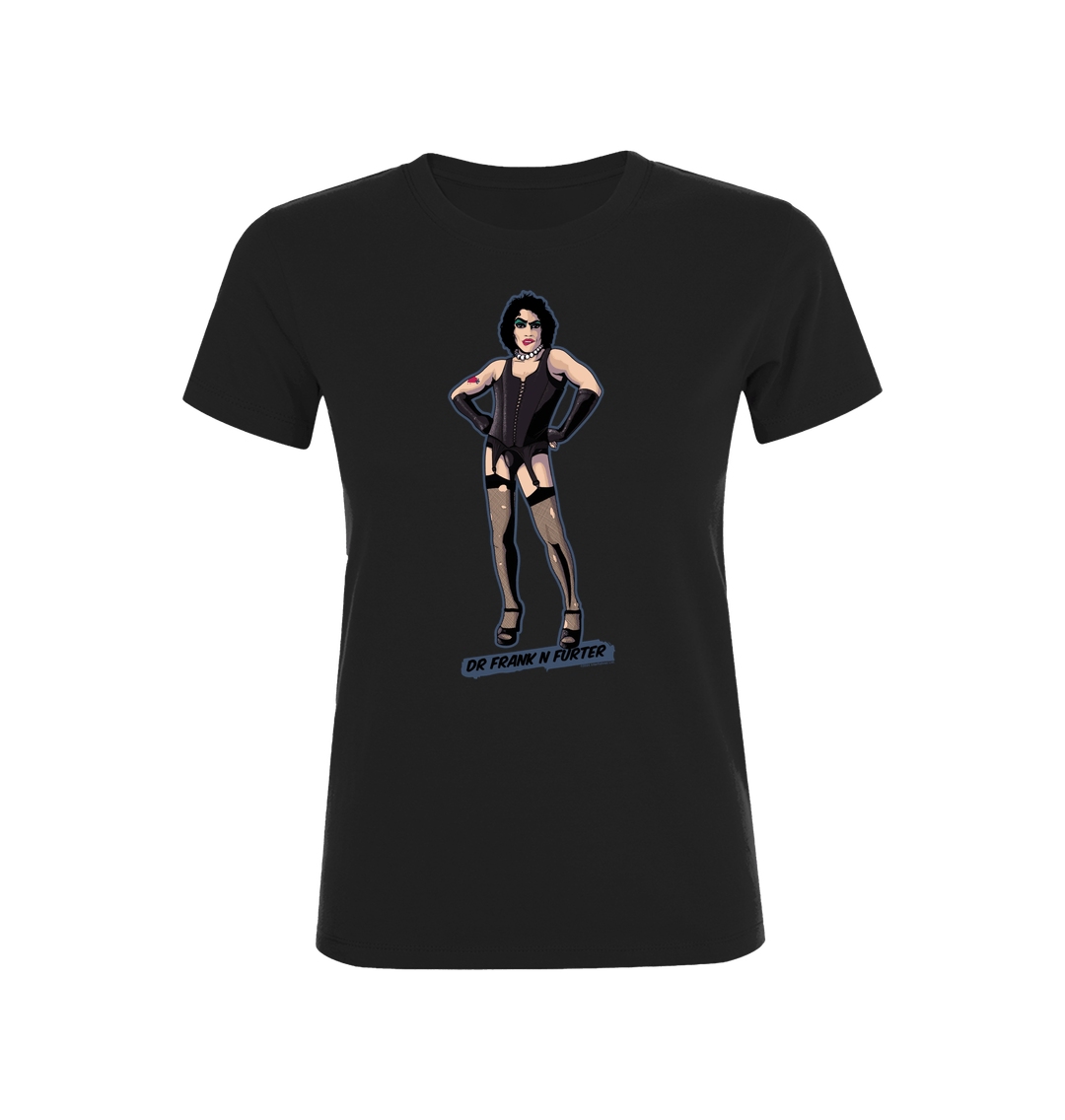 Rocky Horror Show Dr Frank N Furter Tights And Heels Women's T-Shirt-Rocky Horror Merch Store