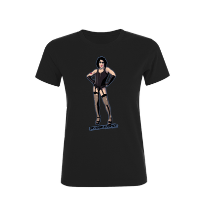 Rocky Horror Show Dr Frank N Furter Tights And Heels Women's T-Shirt-Rocky Horror Merch Store