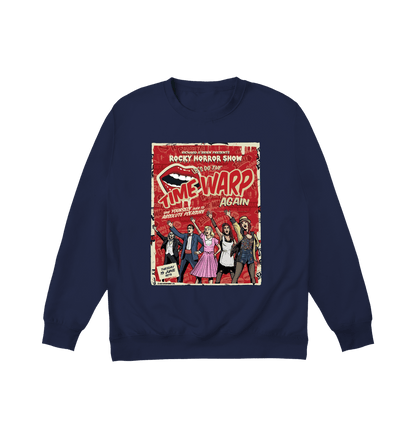 Rocky Horror Show Richard O'Brien Presents Time Warp Poster Sweatshirt-Rocky Horror Merch Store