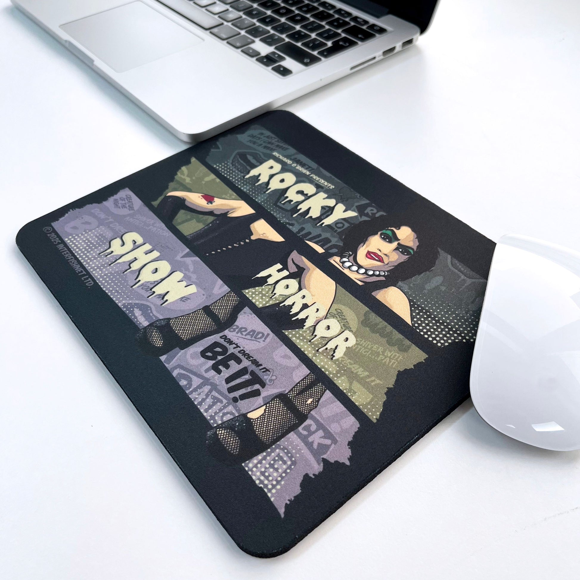 Rocky Horror Show Frank N Furter Don't Dream It Be It Mouse Pad-Rocky Horror Merch Store