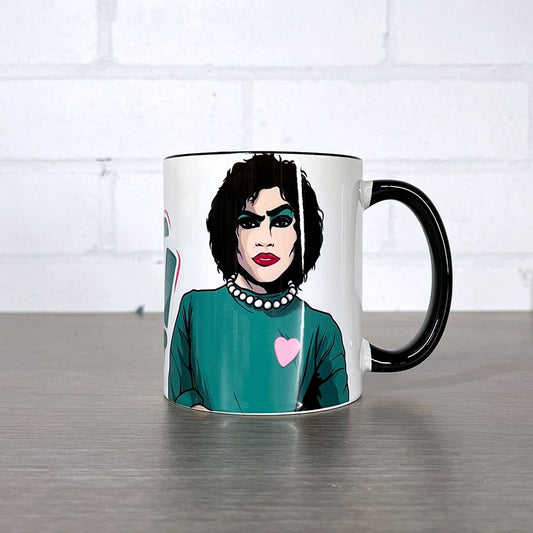 Rocky Horror Show Don't Dream It Be It Dr Frank N Furter Quote Two Colour Mug-Rocky Horror Merch Store