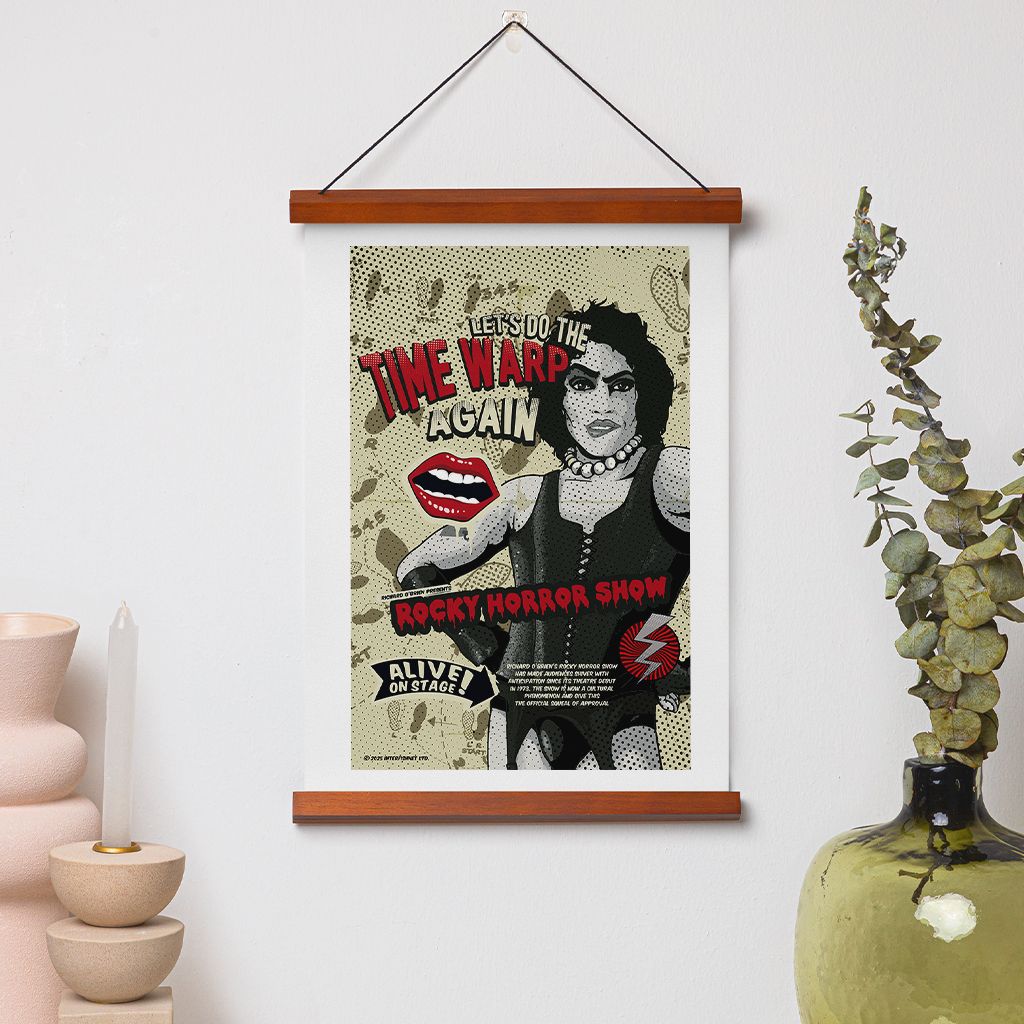 Rocky Horror Show Let's Do The Time Warp Again Dr Frank N Furter A3 Print-Rocky Horror Merch Store