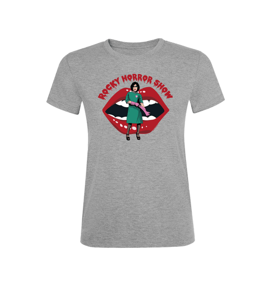 Rocky Horror Show Dr Frank N Furter Gloves Mouth Logo Women's T-Shirt-Rocky Horror Merch Store