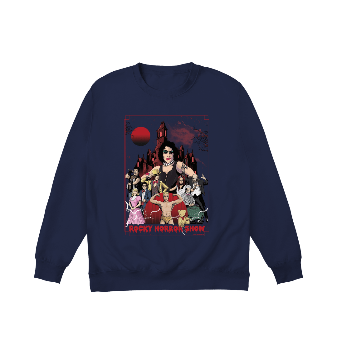 Rocky Horror Show Poster Art Sweatshirt-Rocky Horror Merch Store