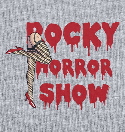 Rocky Horror Show Legs With Logo Block Adult Hooded Sweatshirt-Rocky Horror Merch Store