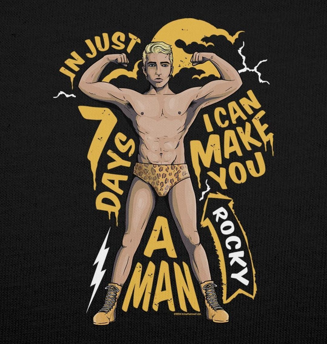 Rocky Horror Show Rocky I Can Make You A Man Women's T-Shirt-Rocky Horror Merch Store